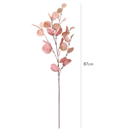 1 PC Artificial Eucalyptus Forest Apple Leaf Wedding Home Decoration Fake Plant Autumn Eucalyptus Branch Plastic Plant Decor
