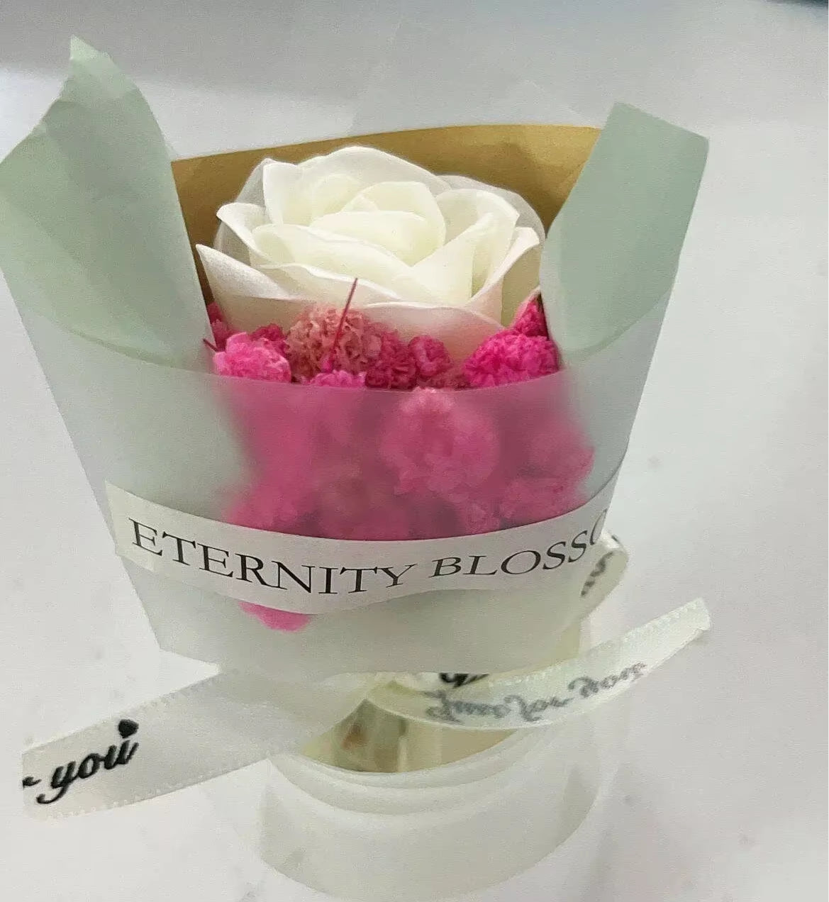 Creativity Dried Flowers Bouquet Car Perfume Air Vent Clip Mini Bouquet Eternal Flower Car Accessories Interior Ornament